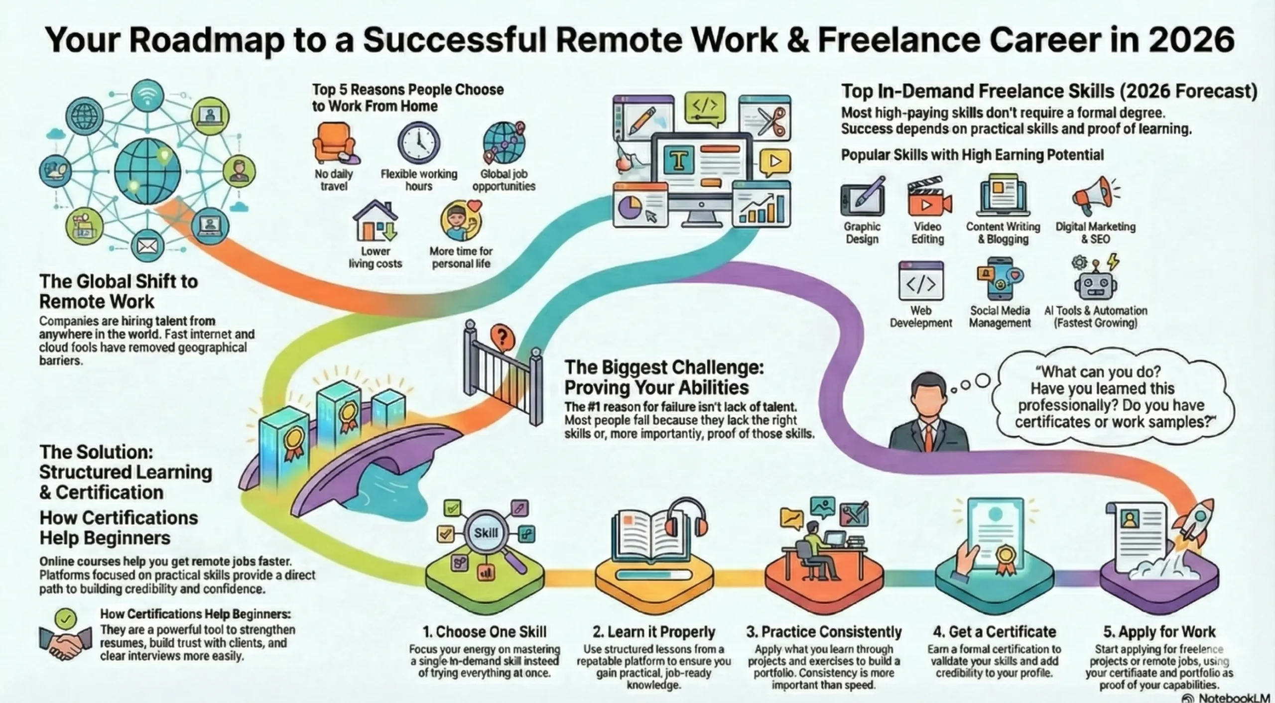 Person working online to earn money in 2026